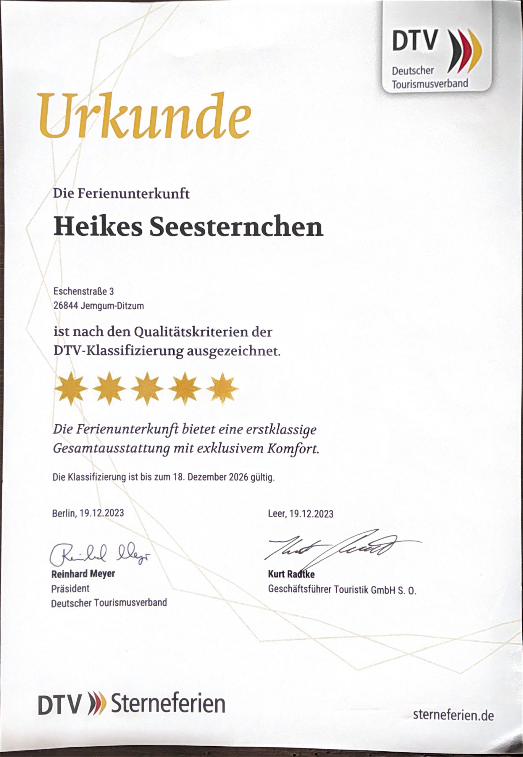 Urkunde